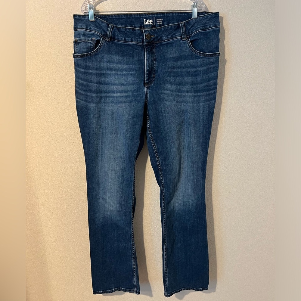 Lee Women's Dark Blue Boot Cut Jeans